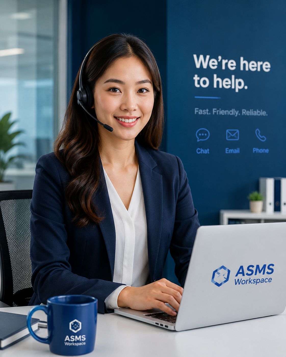 ASMS Workspace customer support representative